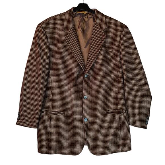 Donna Karan Blazer Wool Cashmere Houndstooth - Picture 5 of 9